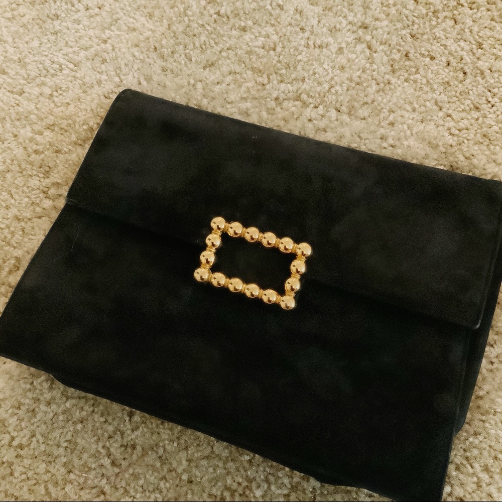 RARE*Paloma Picasso Couture Suede Purse